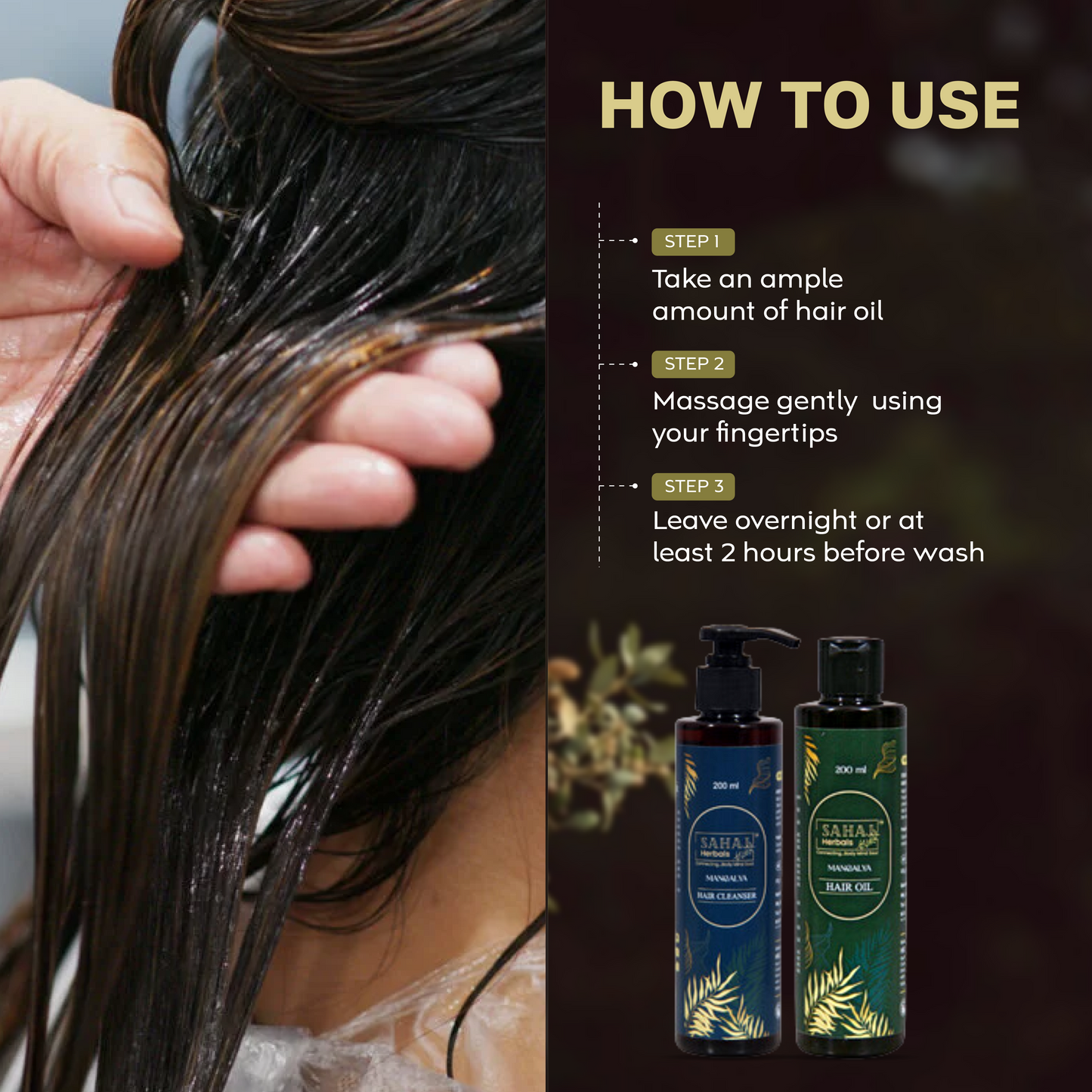 Sahaj Long Hair Combo (Hair Cleanser & Hair Oil)