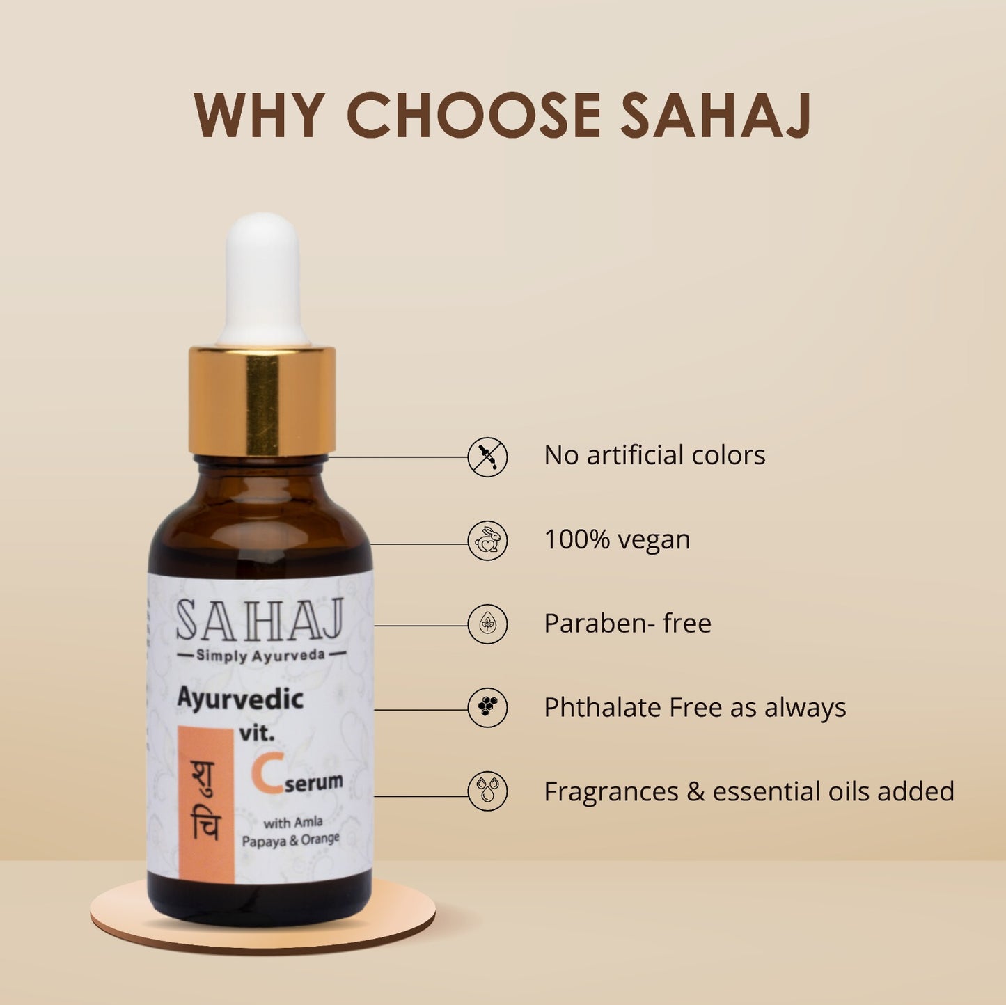 Sahaj Shuchi Radiant Vitamin C Serum A Natural Shield for Brighter Skin