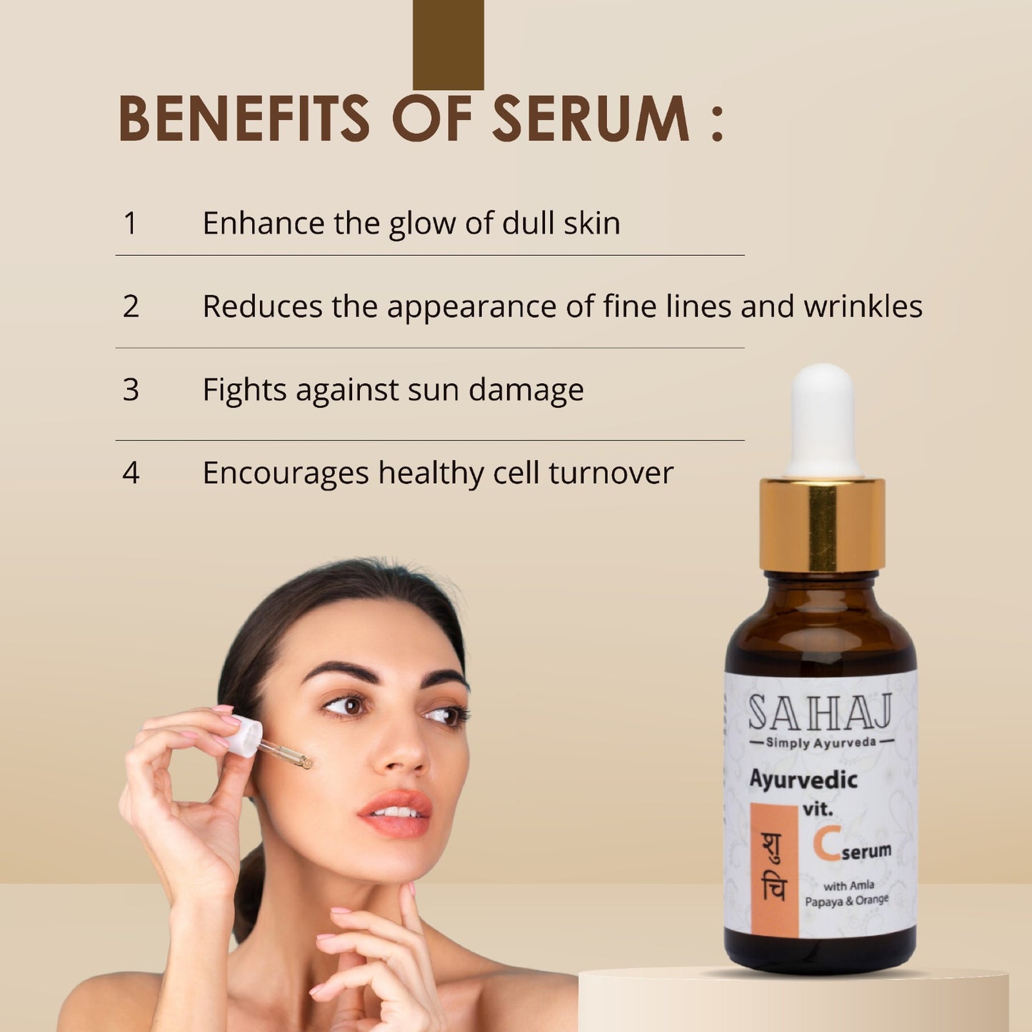 Sahaj Shuchi Radiant Vitamin C Serum A Natural Shield for Brighter Skin